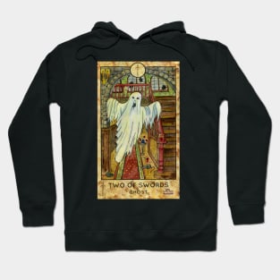 Two Of Swords. Major Arcana Tarot Card. Hoodie